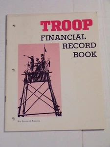 Boy Scouts of America Troop Financial Record Book, 1981, Blank - 081123JENON-47 - Imagen 1 de 2