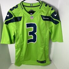 Nike Seattle Seahawks NFL Russell Wilson Player Jersey #3 Men's XL Action Green