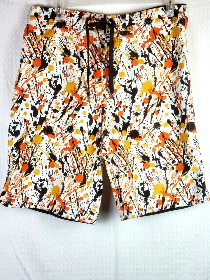 Roundtree & Yorke First Wave Graphic 12" Board Shorts Size 36 - Image 1 of 4