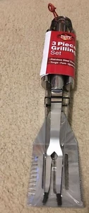 Smokin' Grill 3 Piece Stainless Steel Griling Set - Picture 1 of 1