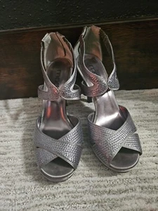 Moda Spana Rhinestone Heels - Picture 1 of 9