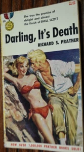 Darling, It’s Death Richard Prather vintage Mystery Sleaze GGA Gold Medal 1956 - Picture 1 of 4