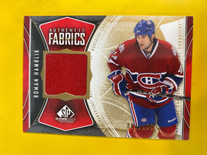 D62098  2009-10 SP Game Used Authentic Fabrics Gold #AFRH Roman Hamrlik