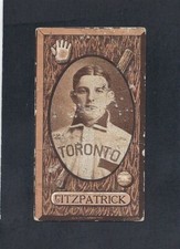 C46 IMPERIAL 1912 EDWARD FITZPATRICK  #70 TORONTO MAPLE  LEAFS - Rarer than T206