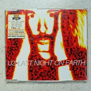U2 ‎– Last Night On Earth - With rare German RTL sticker Island CID 66 Top MINT- - Bild 1 von 10