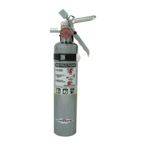 Amerex B417TC Feuerlöscher, Stahl, Silber, ABC 3YWN7 - Bild 1 von 2