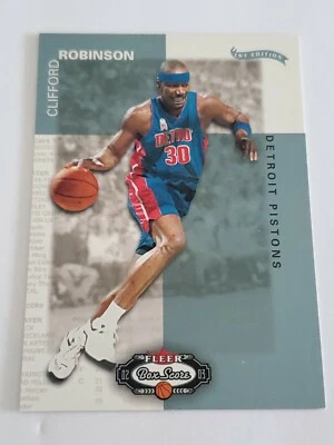 CLIFFORD CLIFF ROBINSON 2002-03 Fleer BOX SCORE 1ST EDITION 001/100  #90 MINT - Image 1 of 3