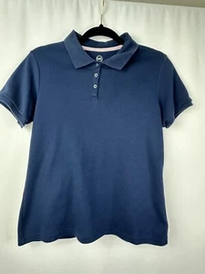 Wonder Nation Navy Blue Girls Polo Shirt sz XXL 18 - Picture 1 of 3