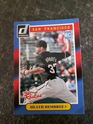 2014 Panini Donruss Rookie Heath Hembree RC Card# 39 - Image 1 of 2