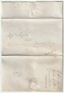 1839 DEZ 11 LONDON BRIEF IN UNIFORM 4d POST AN LLOYD LUDLOW SHROPSHIRE SALOP - Bild 1 von 2