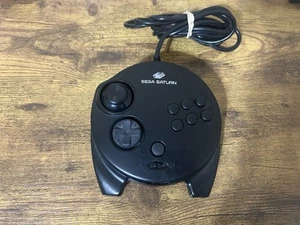 Sega Saturn 3D Official Genuine Wired Controller Black MK-80117 USA Tested - Picture 1 of 7
