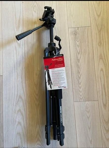 Sunpak 5858D Tripod Black Gently Used Photo Video Quick Release W/ Phone Mount - Picture 1 of 8