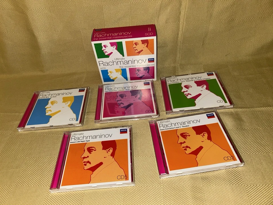 Ultimate Rachmaninov The Essential Masterpieces Decca 5 CD Box Set Excellent++ Foto 1 de 4