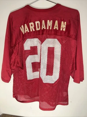 Vintage Speedline Football Mesh Practice Jersey #20 Red 1980s/90s Grunge XL - Image 1 of 3
