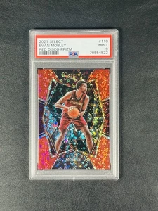 2021-22 Panini Select EVAN MOBLEY /49 Red Disco Prizm RC PSA 9 #110 Rookie - Picture 1 of 2