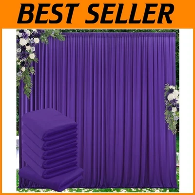 Wedding Party Photo Background - 30ft x 10ft Curtain Panels - Image 1 of 4