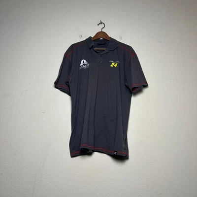 De Colección Chase Authentics Polo Manga Corta Hombres XL Jeff Gordon Gris NASCAR 24 Foto 1 de 4