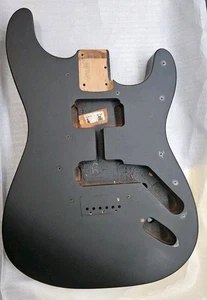 USA Fender JIM ROOT Stratocaster Mahogany HH Strat BODY Flat Black - Bild 1 von 10