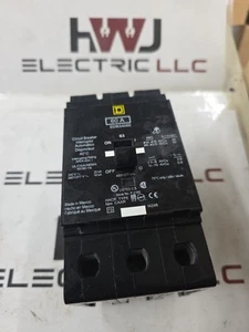 Square D EDB34060 60 Amp 3 Pole 480Y/277V bolt on Circuit Breaker - Picture 1 of 4