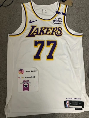 2025 Los Angeles Lakers Nike NBA Luka Doncic associati Jersey 48 Authentic Large - Image 1 of 2