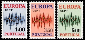 PORTOGALLO 1972 Europa 3v MNH** - Imagen 1 de 1