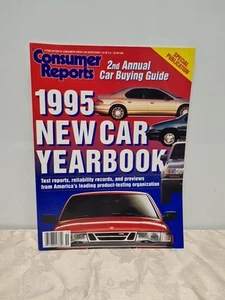 Consumer Reports 1995 New Car Yearbook Rare - Picture 1 of 3