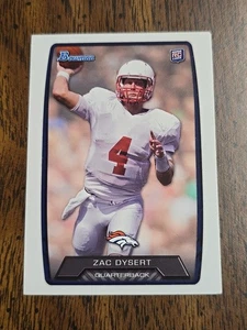 2013 Zac Dysert ROOKIE RC Bowman #214 - Picture 1 of 2