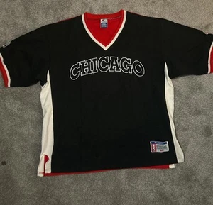 Vintage 90s Champion NBA Mens Chicago Bulls Official Shooting Shirt Size XL USA - Picture 1 of 4