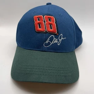 Sombrero de carreras NASCAR 2008 Dale Earnhart Jr número 88 Kellogg's azul marino/verde algodón sistema operativo - Imagen 1 de 6