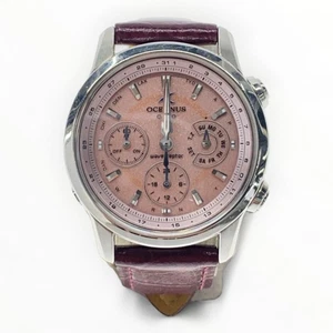Orologio solare CASIO rosa bordeaux OCW-30 autentico donna H:1,57” L:1,34” 9852 - Foto 1 di 5