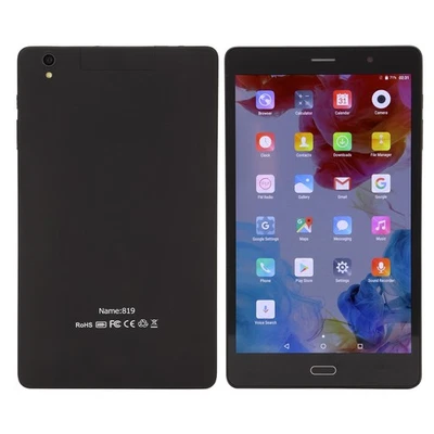EU Plug 8 Inch Tablet Black 8 Inch 1920x1200 4GB RAM 64GB ROM 4G LTE Dual SIM - Image 1 of 4