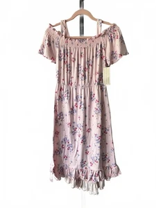 Social Academy Floral Off-Shoulder Dress 14 - Picture 1 of 5