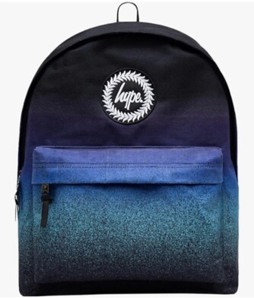 HYPE UNISEX BLUE SPECKLE FADE CREST RUCKSACK - Bild 1 von 1