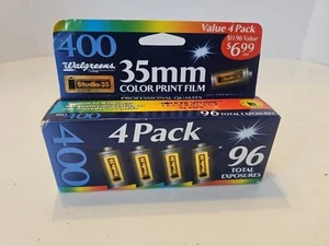 Walgreens Studio 35 35mm Color Print Film 4 Rolls Pack 400 ISO Expired 01/2007 - Picture 1 of 4