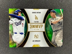 2025 Welcome To The Club "3X" MVP Shohei Ohtani Joe DiMaggio Green Foil /99! - Picture 1 of 2