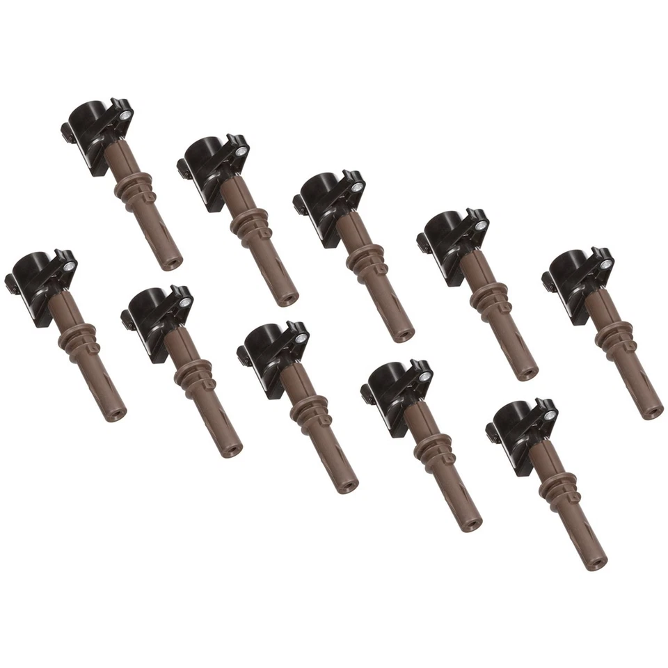 SET-GN10233-10 Delphi 10 件套点火线圈适用于 F450 卡车 F550 F150 F250 — 第 1/4 张图片
