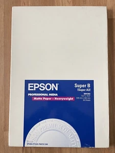 Epson Professional Media Matte Paper-Heavyweight 13" x 19" S041263-50 Sheets - Picture 1 of 4