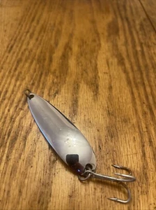 "Cuchara de agua salada vintage de 3"" cocodrilo Luhr Jensen cromada EE. UU. - Imagen 1 de 12