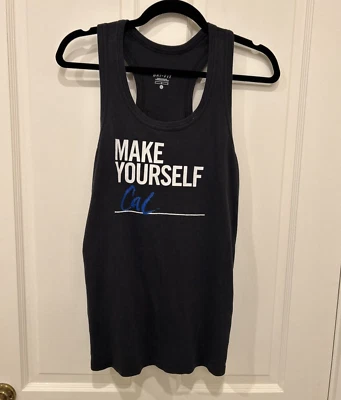 Camiseta sin mangas Nike Dri-fit Racerback “Make Yourself Cal” UC Berkeley, negra, grande Foto 1 de 4
