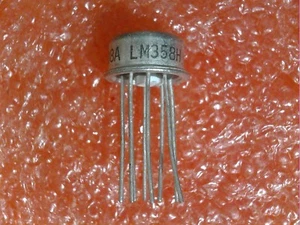 3 PCS NATIONAL SEMICONDUCTOR LM358H 8 PIN METAL CAN LOW POWER DUAL OP AMPLIFIERS - Picture 1 of 4