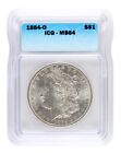 Pre 1921 Silver Morgan Dollar Icg Ms64 S$1 Lot Of 1 Mix Date And Mint Mark Coins