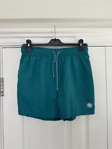 Topman Emerald Green Swim Shorts - Size S/M - Picture 1 of 15