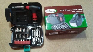 Trail Worthy 25 Piece Tool Kit with Flashlight - Picture 1 of 5