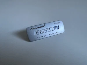 Mclaren 620R Badge Limited Edition 031 Of 350 - Picture 1 of 2