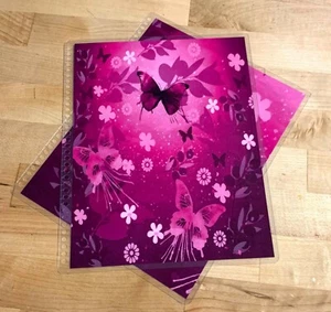 Butterfly Front & Back Cover Set made for use with Erin Condren Life Planner - Picture 1 of 2