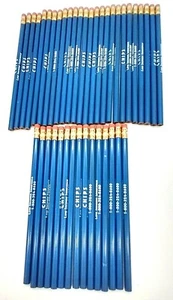 Lot of 41 Vintage Wood Pencils Advertising nused CHIPS Low Income Insurance - Picture 1 of 4