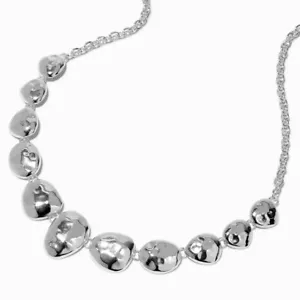 Claire’s - Collar de guijarros tono plata - Imagen 1 de 5