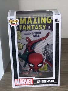 Funko Pop! Comic Covers Amazing Fantasy Marvel Spider-Man Vinyl Figure #05 - Picture 1 of 3