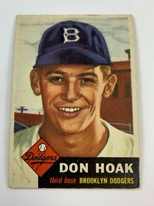 1953 Topps Baseball Single #176 Don Hoak (EX) EO2 - Imagen 1 de 2