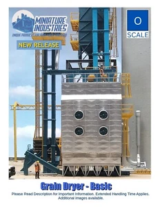 O Scale Trains Grain Dryer Basic Kit for Grain Elevator Structures 1:48 - Picture 1 of 6